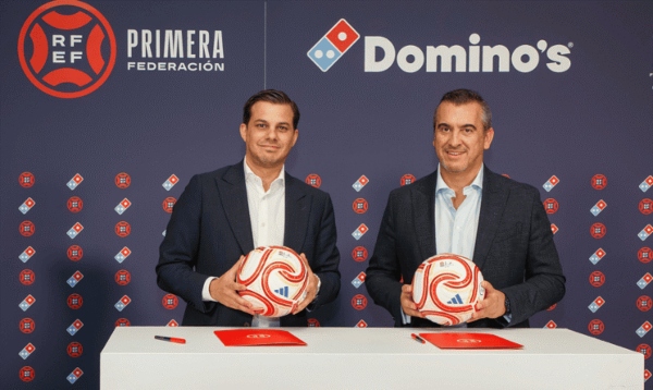 Hambre de más”: Domino’s Pizza se convierte en patrocinador oficial de la Primera Federación